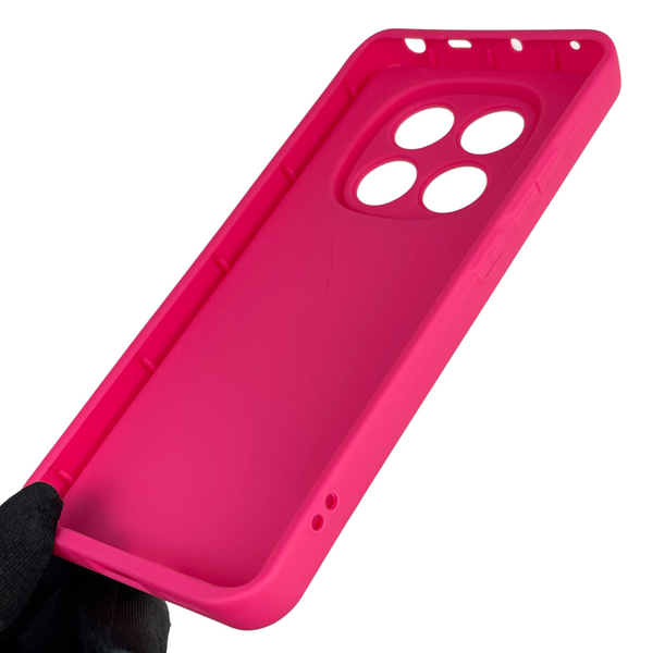 Чохол силіконовий Soft Touch з 3D принтом для Xiaomi Redmi Note 14 Pro 4G малиновий (Повний захист камери) 0042382 фото