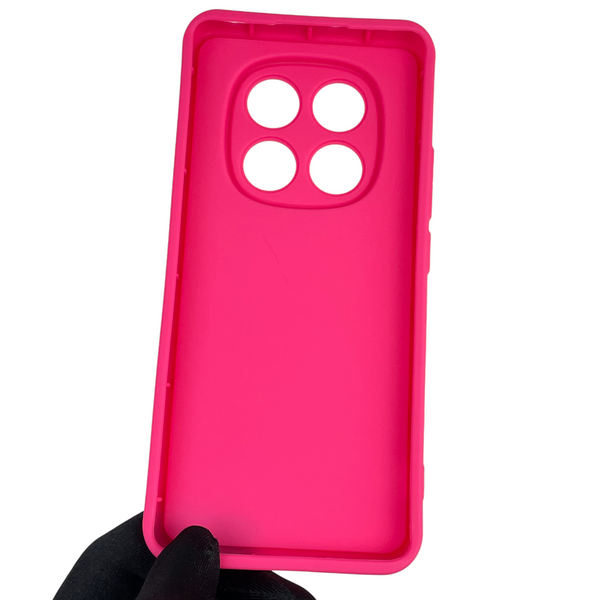 Чохол силіконовий Soft Touch з 3D принтом для Xiaomi Redmi Note 14 Pro 4G малиновий (Повний захист камери) 0042382 фото