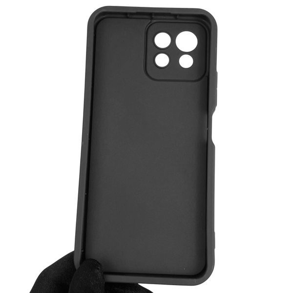 Чохол силіконовий Soft Touch для Xiaomi Mi 11 Lite чорний (Повний захист камери) 0039759 фото