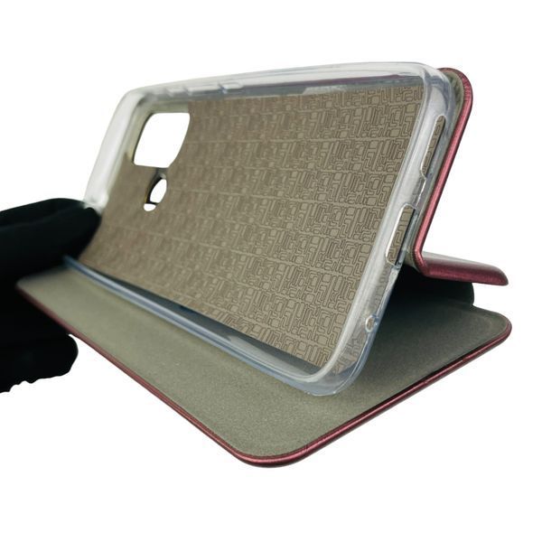 Чехол-книжка для Motorola Moto G60 PANB0025RS с подставкой на моторола г60 бордовая 0001331 фото