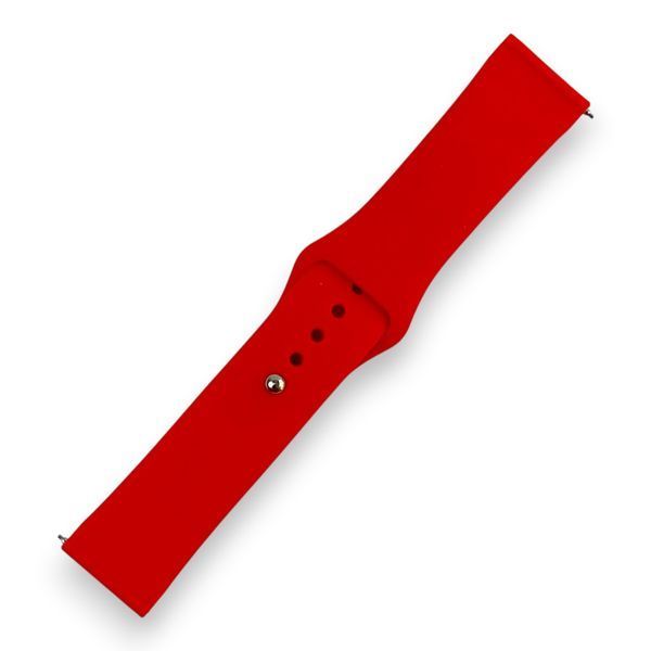 Ремешок силиконовый 20 мм для Withings ScanWatch Nova (43mm) красный 0055113 фото