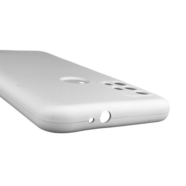 Чехол для Motorola Moto G10 (789437) силиконовый с микрофиброй нескользящий на моторола г10 белый 0031748 фото