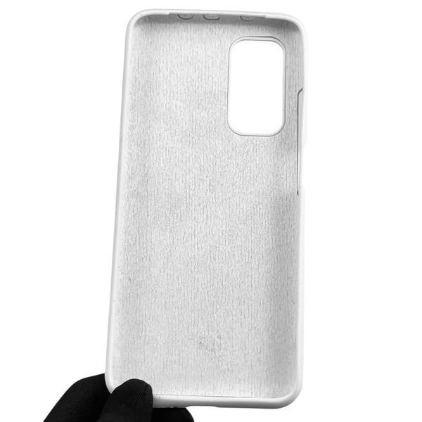 Чохол для Xiaomi Mi 10T силіконовий з мікрофіброю нековзний на сяомі мі 10т білий 0032418 фото