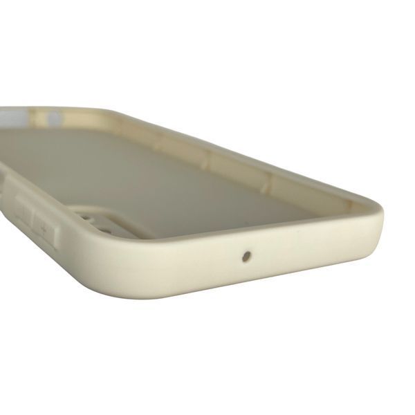 Чехол силиконовый оригинальный Soft Touch с 3D принтом злой котик для Samsung Galaxy A7 2018 (SM-A750) молочный (Полная защита камеры) 0046544 фото
