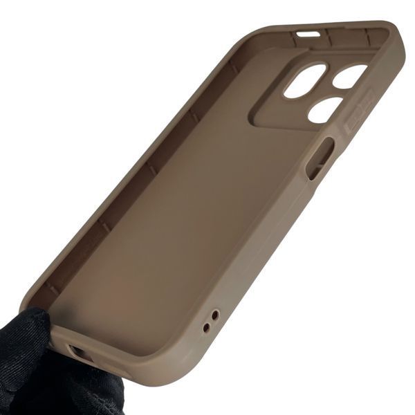 Чохол силіконовий Soft Touch з 3D принтом для Infinix Hot 50i X6531B коричневий (Повний захист камери) 0044520 фото