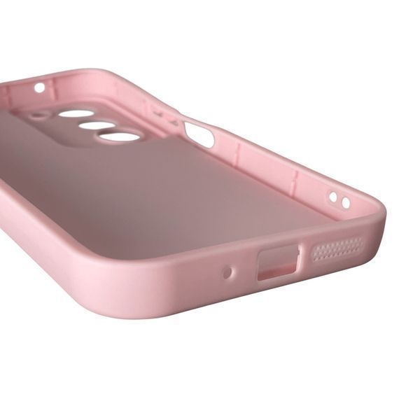 Чехол силиконовый Soft Touch с 3D принтом смешного теда мишки для Xiaomi Redmi 15 5G Global розовый (Полная защита камеры) 0049245 фото