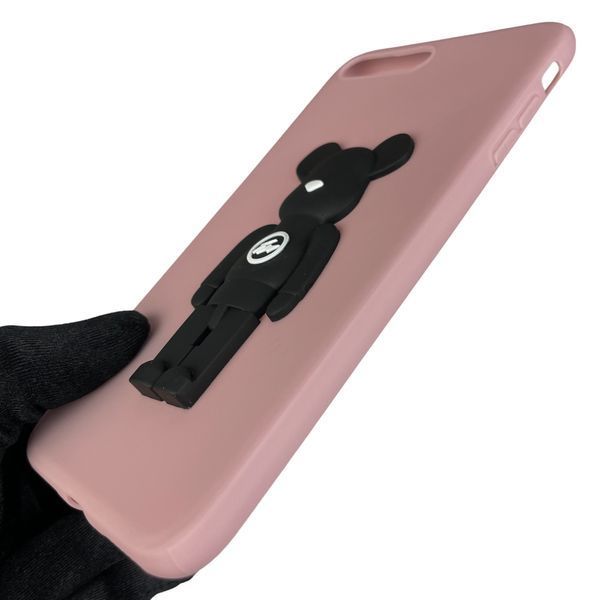 Чохол для Apple iPhone 8 Plus дитячий з ведмедиком на айфон 8 плюс бежевий 0002624 фото
