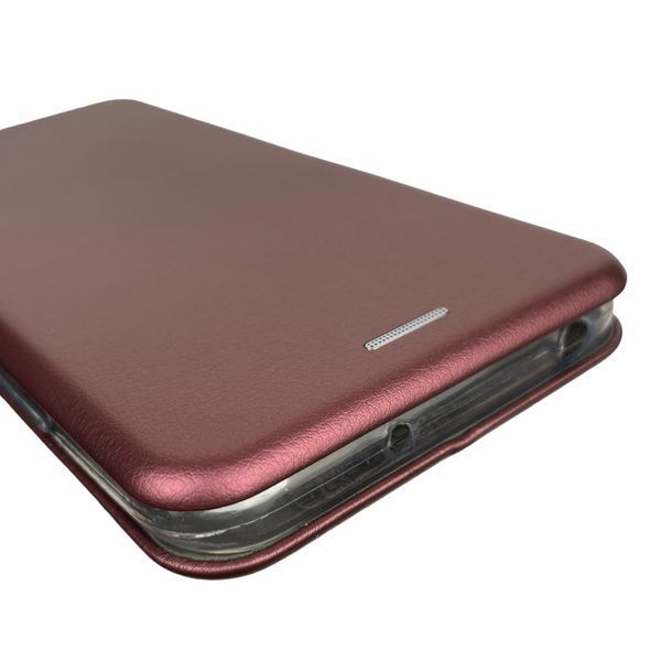 Чохол-книжка для Xiaomi Redmi 9A з підставкою на сяомі редмі 9а бордова 0000480 фото