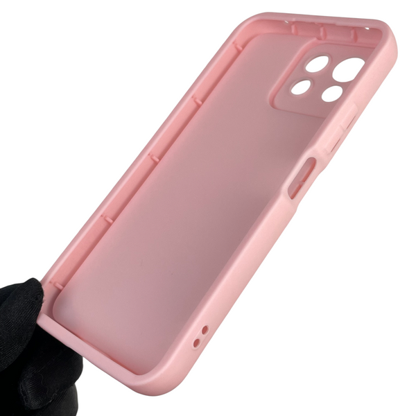 Чохол силіконовий Soft Touch з 3D принтом для Xiaomi Mi 11 Lite рожевий (Повний захист камери) 0040632 фото