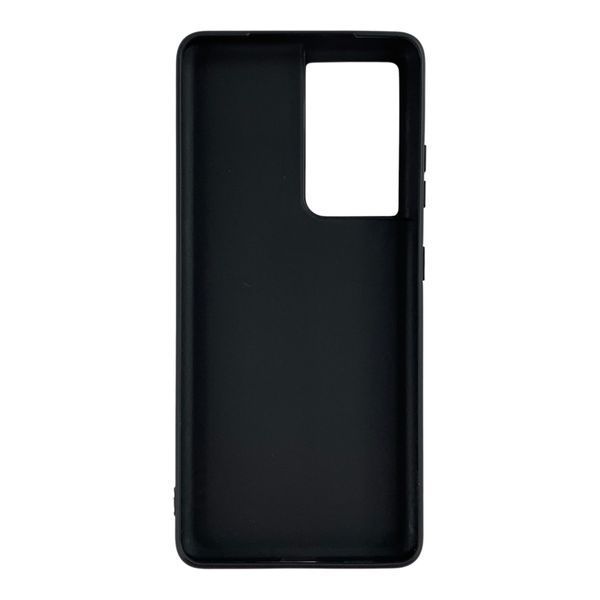 Чехол для Samsung Galaxy S21 Ultra черный матовый TPU (тонкий, матовый) 0059948 фото