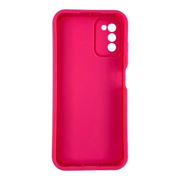 Чохол силіконовий Soft Touch для Samsung Galaxy A03s малиновий (Повний захист камери) 0053949 фото