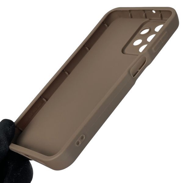 Чехол силиконовый Soft Touch с 3D принтом смешного теда мишки для Samsung Galaxy A13 4G (SM-A135F) коричневый (Полная защита камеры) 0049174 фото