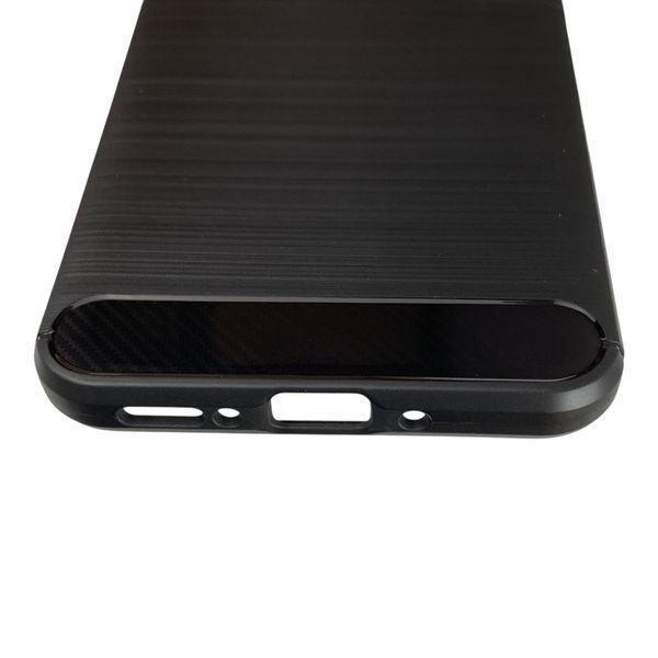 Чохол для телефона Samsung Galaxy A26 (SM-A266) карбоновий протиударний з високими бортами чорний 0052136 фото