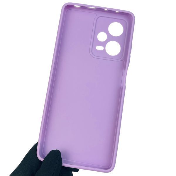 Чохол для Xiaomi Redmi Note 12 Pro 5G з квадратними гранями захистом камери на сяомі редмі нот 12 про 5г бузковий 0001231 фото