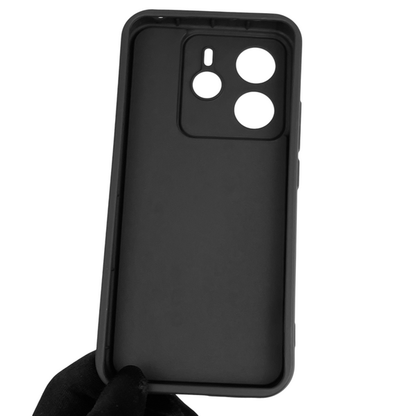 Чехол силиконовый Soft Touch с 3D принтом Майнкрафт для Xiaomi Redmi Note 14 4G EU черный (Полная защита камеры) 0041638 фото