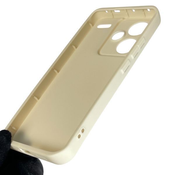 Чехол силиконовый Soft Touch для Xiaomi Redmi Note 13 Pro Plus молочный (Полная защита камеры) 0044111 фото