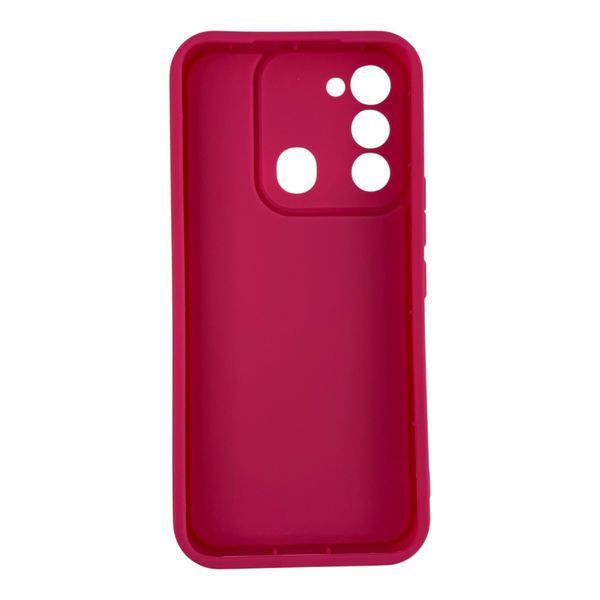 Чохол силіконовий Soft Touch для Tecno Spark 8С (KG5k) малиновий (Повний захист камери) 0054433 фото