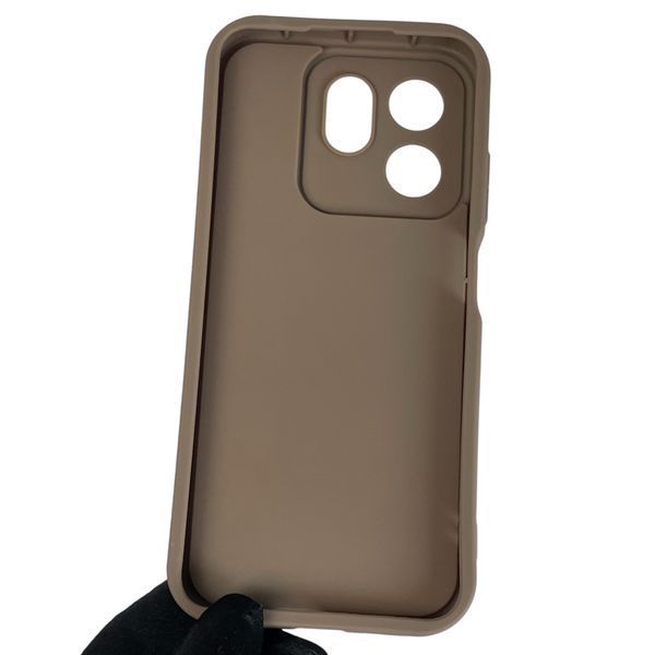 Чохол силіконовий Soft Touch з 3D принтом для Infinix Hot 50i X6531B коричневий (Повний захист камери) 0044520 фото