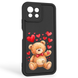 Чохол силіконовий оригінальний Soft Touch з 3D принтом милий ведмедик для Xiaomi Mi 11 Lite чорний (Повний захист камери) 0043601 фото 1
