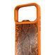 Чохол Kajsa Glamorous Snake для iPhone 17 Pro помаранчевий Orange Plus (MagSafe, металеве кільце камери, преміум) 0062038 фото 4