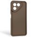 Чохол силіконовий Soft Touch для Tecno Pova 7 (LJ7 ) коричневий (Повний захист камери) 0054488 фото 1