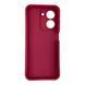 Чехол силиконовый Soft Touch для Xiaomi Poco C71 бордовый (Полная защита камеры) 0053849 фото 2