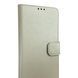 Чехол-книжка для Xiaomi Poco F7 бежевая (книжка с хлястиком, карманы для карточек) 0062540 фото 3
