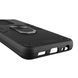 Чехол для телефона Tecno Spark Go (KG5m) бронированный с магнитным кольцом-держателем на техно спарк го чёрный 0025768 фото 2