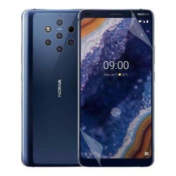 Плёнка гидрогелевая для Nokia 9 Pureview глянцевая на нокиа 9 пурвью прозрачная 0010280 фото