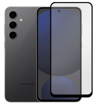 Захисне скло 6D OG для телефона Samsung Galaxy S24 FE (SM-S721B) повноекранне протиударне на самсунг S24 фе чорне 0013997 фото