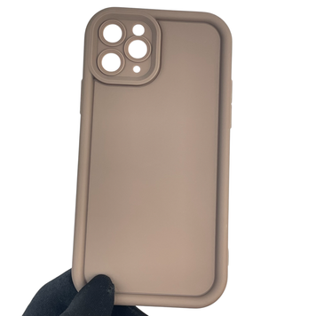 Чехол силиконовый Soft Touch для Apple iPhone 11 Pro коричневый (Полная защита камеры) 0039339 фото