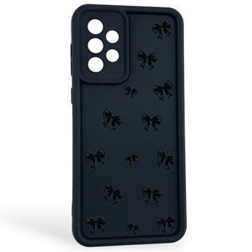 Чехол силиконовый Soft Touch с 3D принтом для Samsung Galaxy A73 5G черный (Полная защита камеры) 0057656 фото