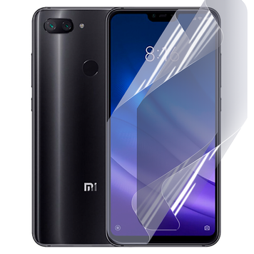 Плёнка гидрогелевая для Xiaomi Mi8 глянцевая на Сяоми ми8 прозрачная 0011681 фото