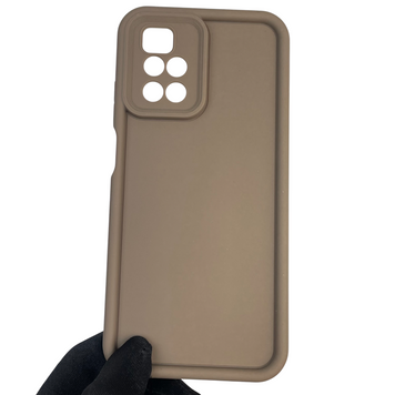 Чохол силіконовий Soft Touch для Xiaomi Redmi 10 коричневий (Повний захист камери) 0039774 фото