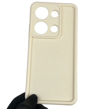 Чохол силіконовий Soft Touch для Xiaomi Poco M6 Pro 4G молочний (Повний захист камери) 0040003 фото