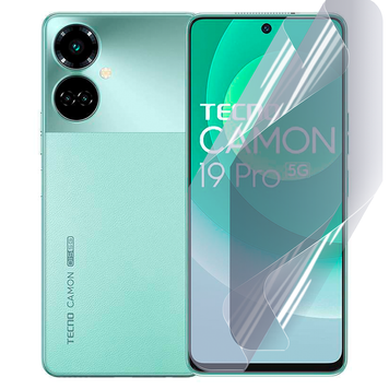 Плівка гідрогелева для Tecno Camon 19 Pro 5G МАТОВА протиударна на техно камон 19 про 5г прозора 0035031 фото