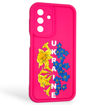 Чехол силиконовый Soft Touch с 3D принтом для Samsung Galaxy A17 5G (SM-A175F) малиновый (Полная защита камеры) 0041920 фото