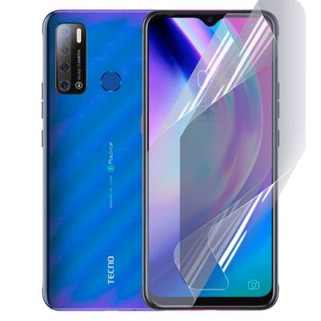 Плівка гідрогелева для Tecno Pouvoir 4 Pro МАТОВА протиударна на техно поувоир 4 про прозора 0035133 фото