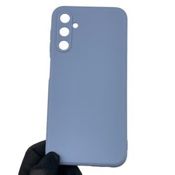 Чехол для Samsung Galaxy A24 (SM-A245F) с квадратными гранями с защитой камеры на самсунг а24 голубой 0012573 фото