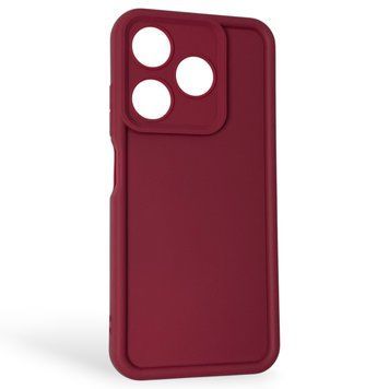 Чохол силіконовий Soft Touch для TECNO Spark 10 (KI5q) бордовий (Повний захист камери) 0044061 фото