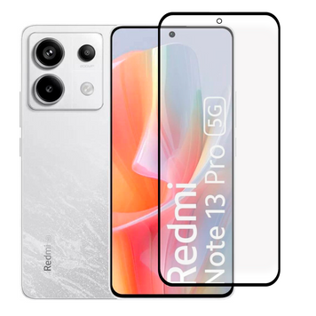 Защитное стекло для телефона Xiaomi Redmi Note 13 Pro 5G противоударное на сяоми редми нот 13 про 5г черное 0038444 фото