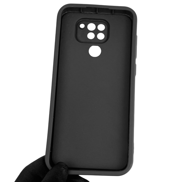 Чохол силіконовий Soft Touch з 3D принтом Майнкрафт для Xiaomi Redmi Note 9 чорний (Повний захист камери) 0041677 фото