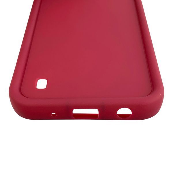 Чохол силіконовий Soft Touch для Samsung Galaxy A10 бордовий (Повний захист камери) 0054014 фото
