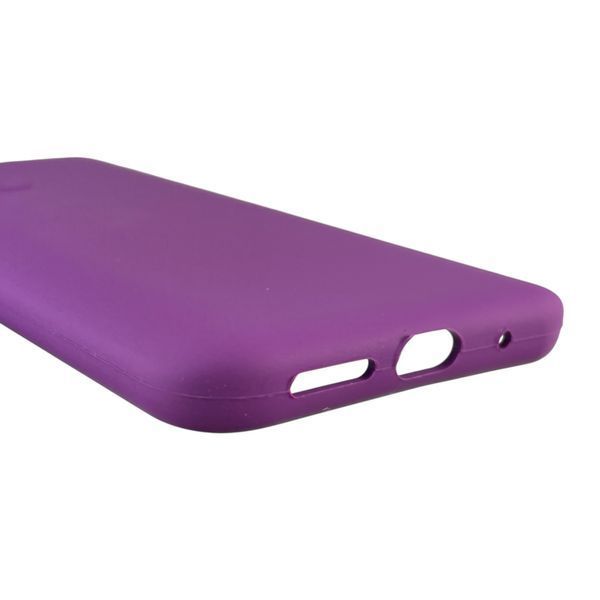Чехол для Xiaomi Redmi 10 (4G) силиконовый с микрофиброй нескользящий на сяоми редми 10 4г фиолетовый 0032552 фото