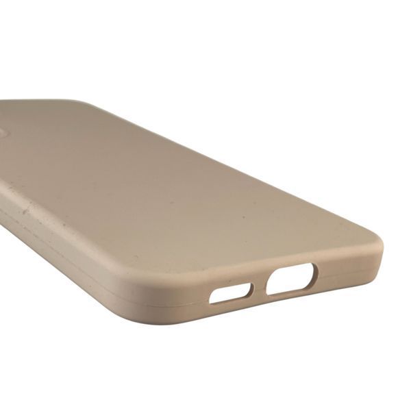 Чохол для Samsung Galaxy S25 Plus (SM-S936B) силіконовий з мікрофіброю нековзний на самсунг с25 плюс пудровий 0032219 фото