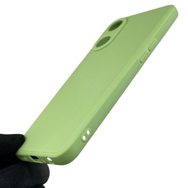 Чохол для OPPO Reno 8T 4G з квадратними гранями із захистом камери на оппо рено 8т 4г фісташковий 0012473 фото