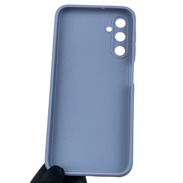 Чохол для Samsung Galaxy A24 (SM-A245F) з квадратними гранями із захистом камери на самсунг а24 блакитний 0012573 фото