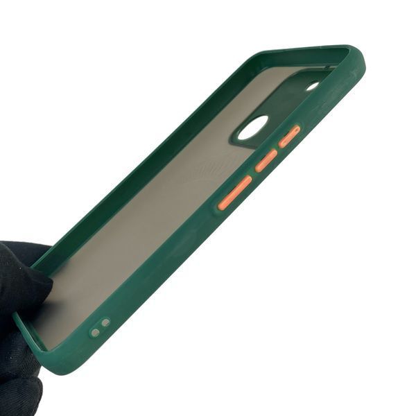 Чехол для телефона Tecno Spark Go (KG5m) с высокими бортами с защитой камеры на техно спарк го темно-зеленый 0026138 фото