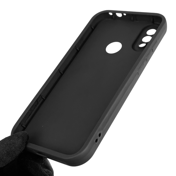 Чехол силиконовый Soft Touch с 3D принтом для Xiaomi Redmi Note 7 черный (Полная защита камеры) 0042403 фото