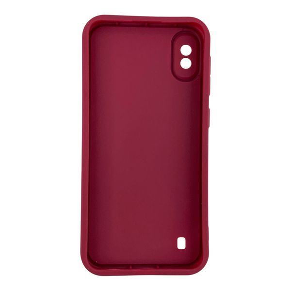 Чохол силіконовий Soft Touch для Samsung Galaxy A10 бордовий (Повний захист камери) 0054014 фото